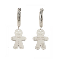 Not Anyone's Gingerbread Man Hoops • steel