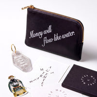 The Manifest Pouch with Keyring & Sticker Set • Black or Olive