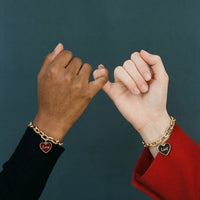 Love/ Lust Bracelet • Wine/ Black