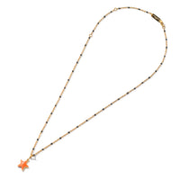 Shining Star Necklace • Yellow & Orange