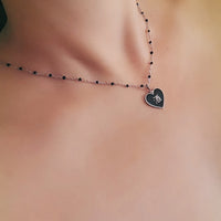 Speak Your Heart/ 酒 Alcohol Steel Necklace • Black