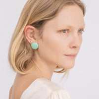 Circle Studs • Mint