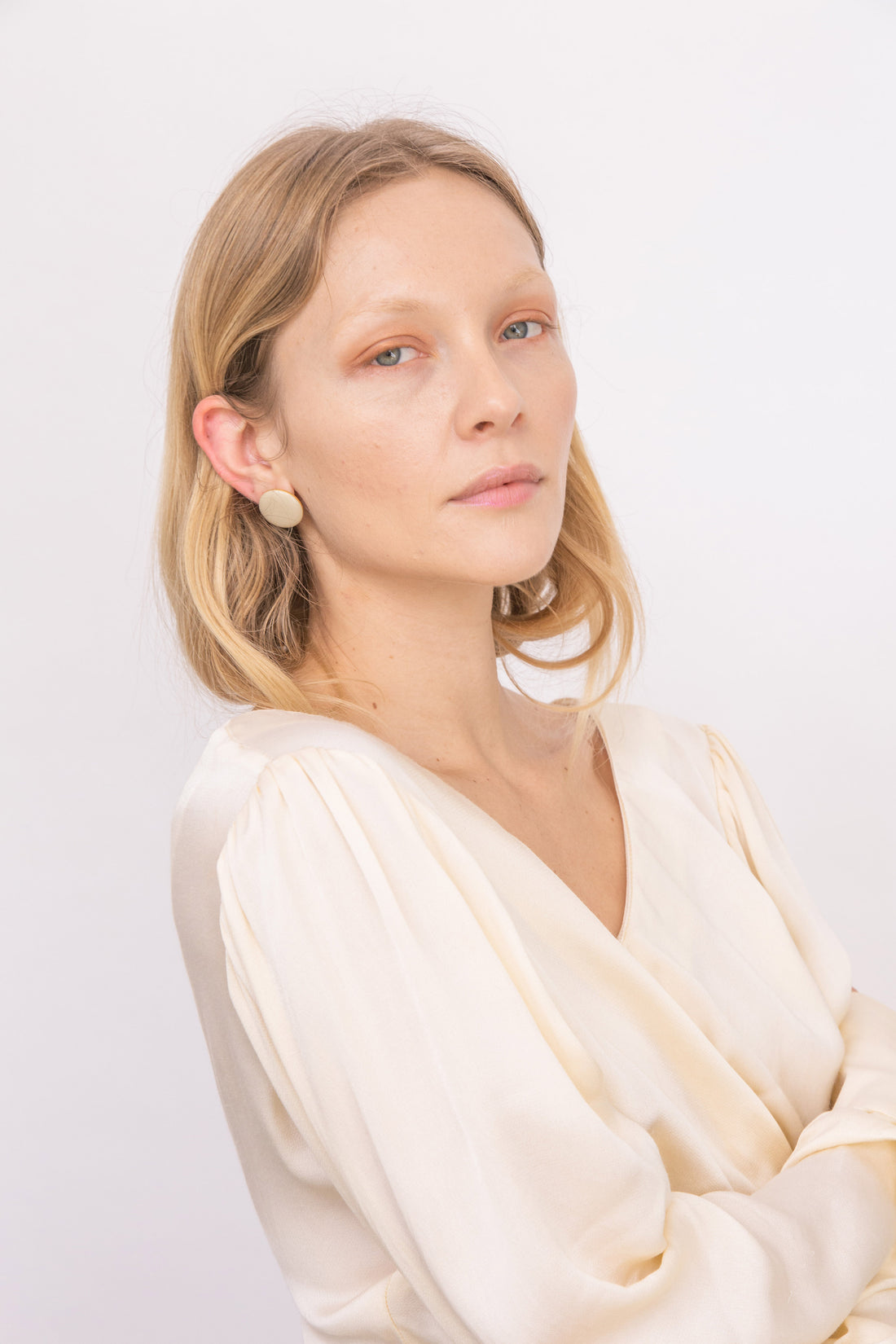 Circle Studs • Stone