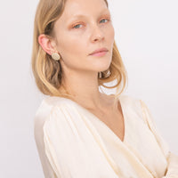 Circle Studs • Stone