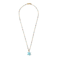 Five Elements / Water Necklace • Cobalt & Cyan