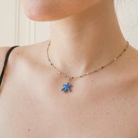 Five Elements / Water Necklace • Cobalt & Cyan
