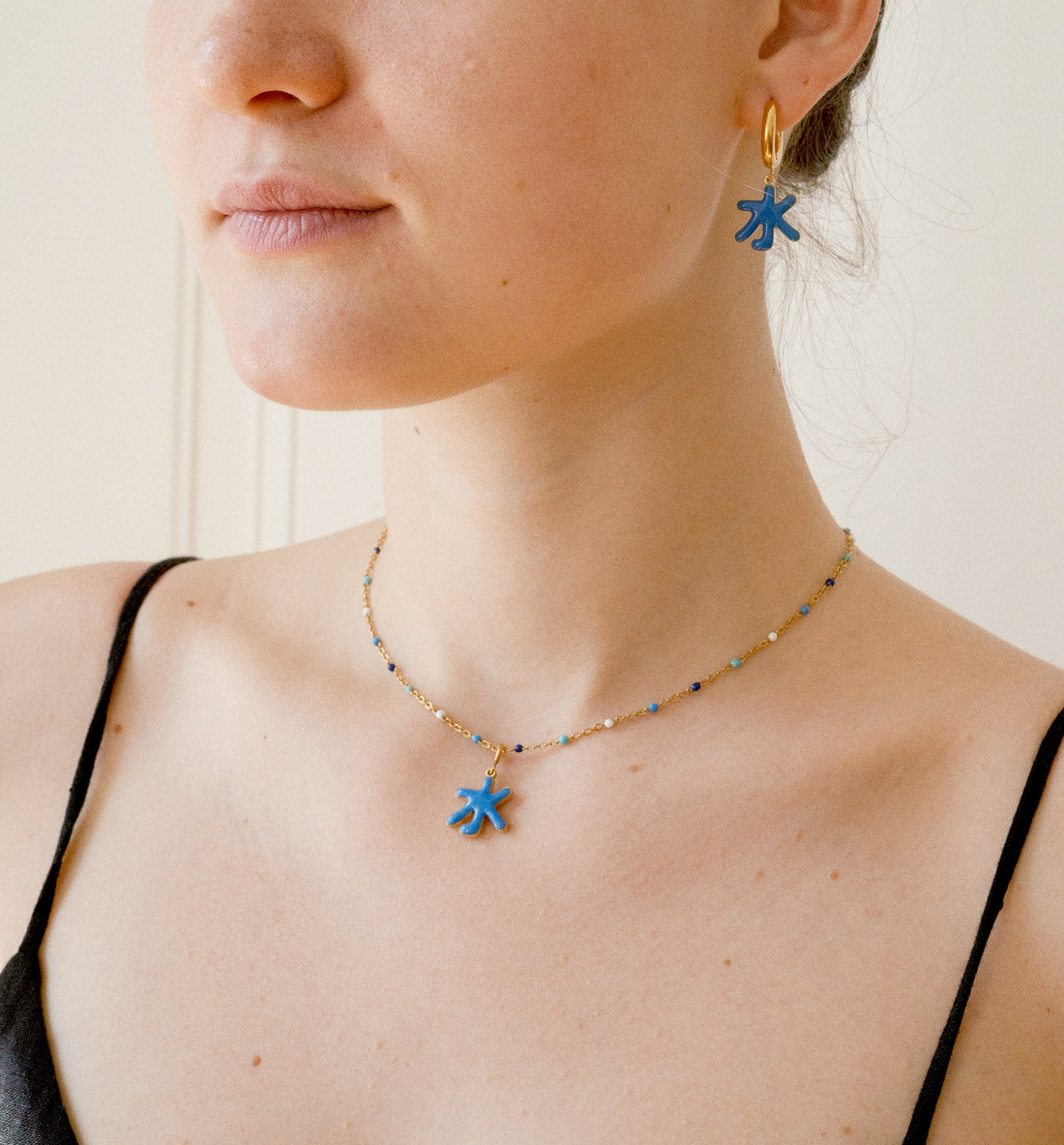 Universe / Mercury Earrings • Black