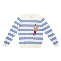 Hi Johnny / Wool Cashmere-Blend Sweater • Light Blue