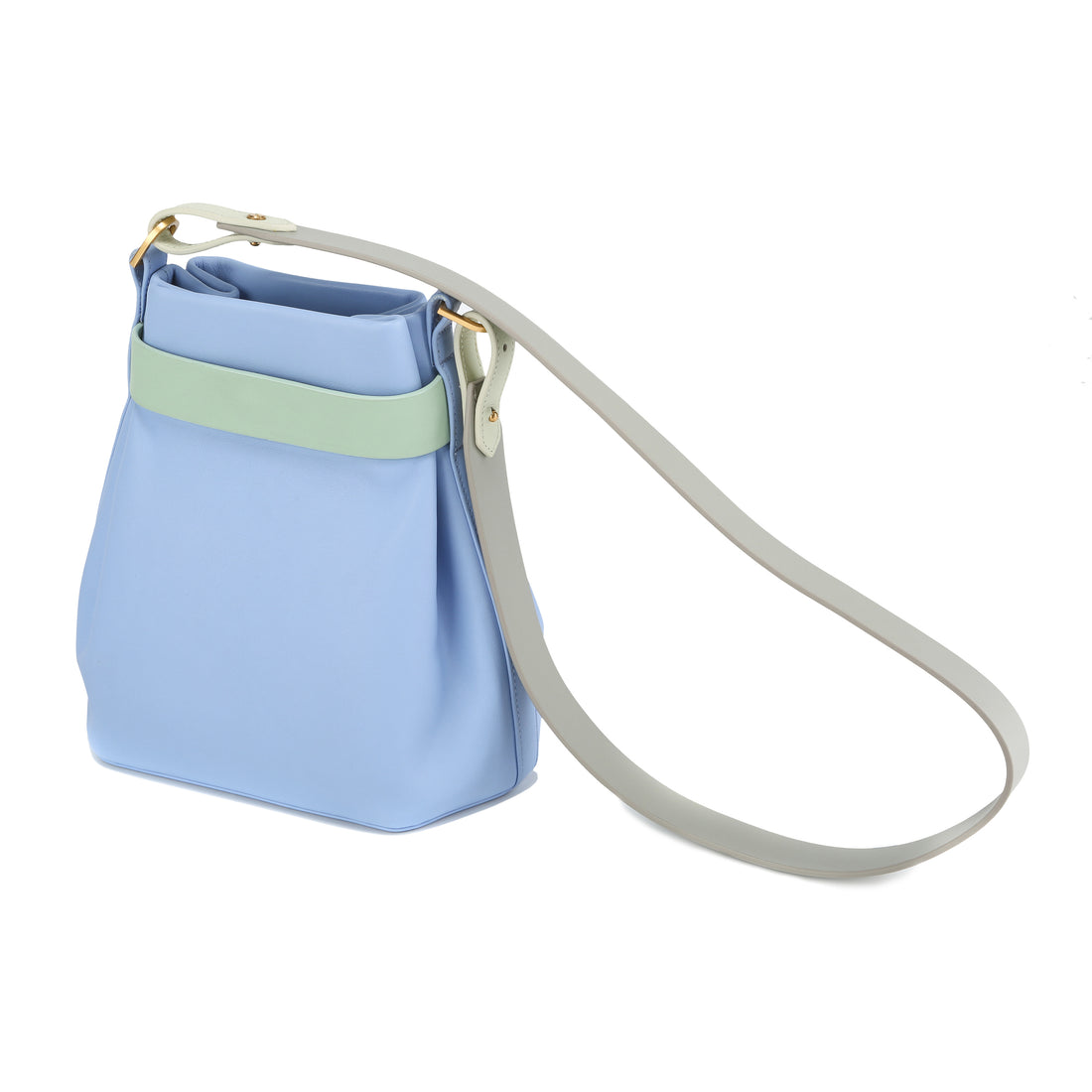 Mori Bucket Shoulder Bag • Forget-Me-Not