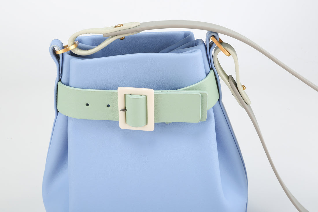 Mori Bucket Shoulder Bag • Forget-Me-Not