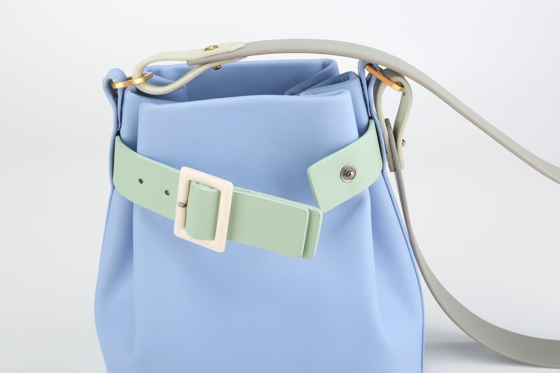 Mori Bucket Shoulder Bag • Forget-Me-Not