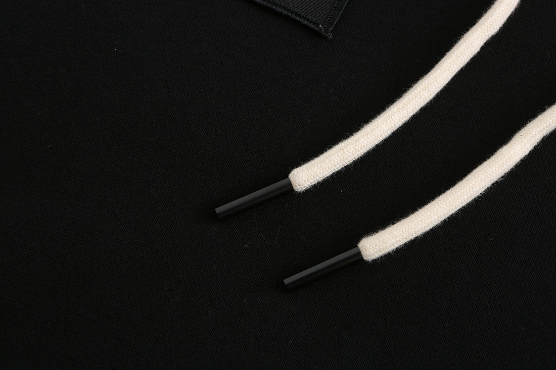 Astute / Colour-block Hoodies • Black