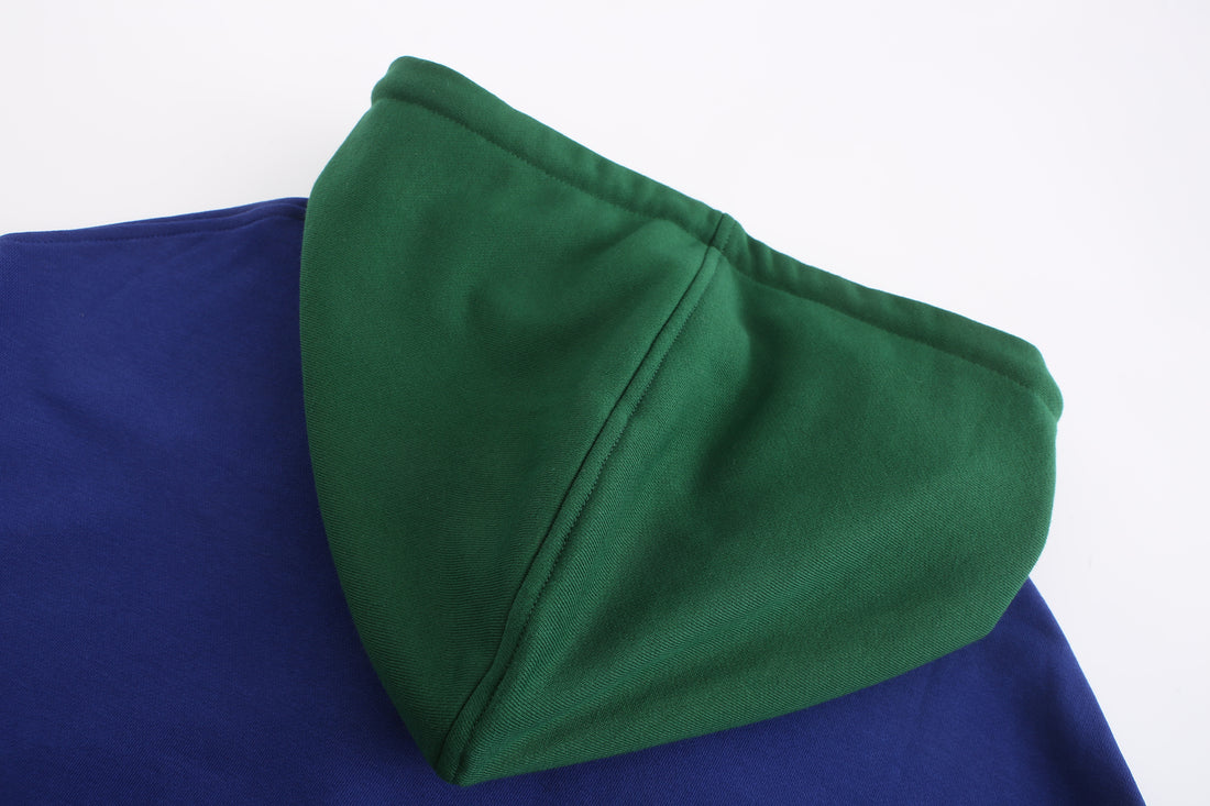 Subdue / Colour-block Hoodies • Electric Blue