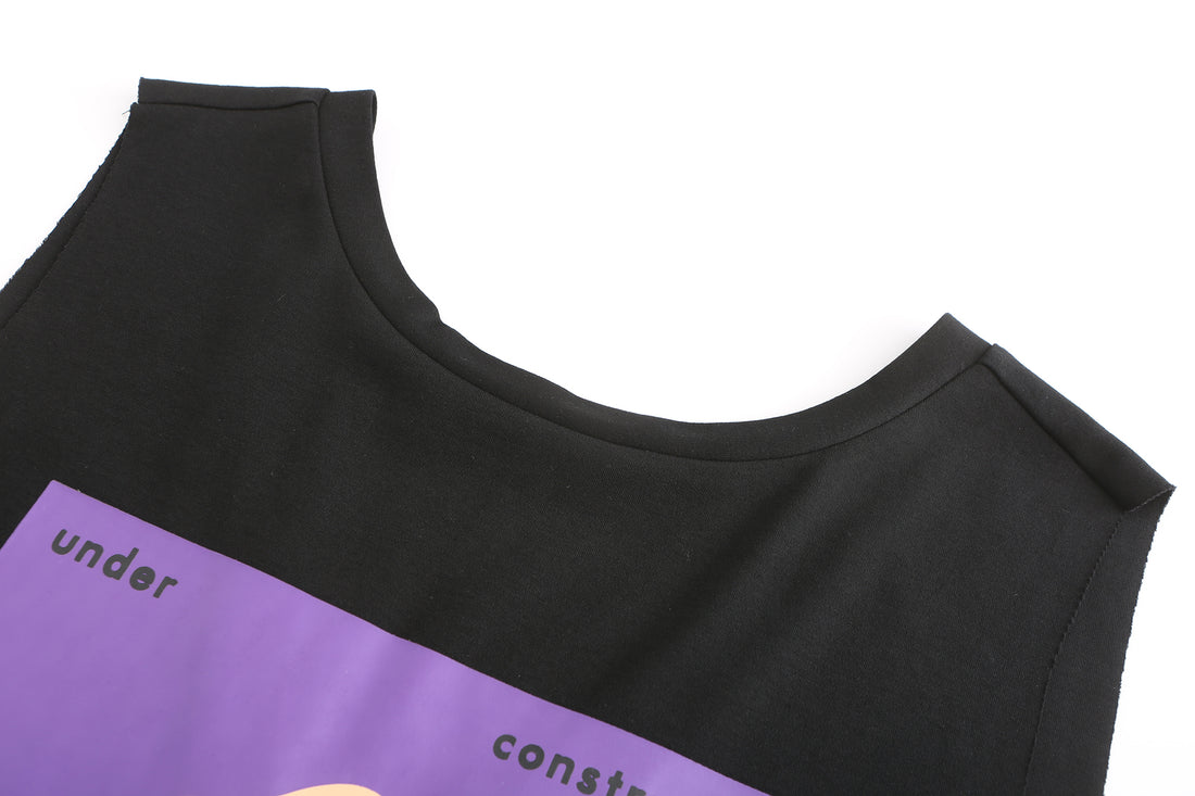 Under Construction / V-back T-shirt Dress