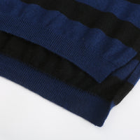 Opposite Ends / Wool Cashmere-Blend Sweater • Yellow/ Light Blue