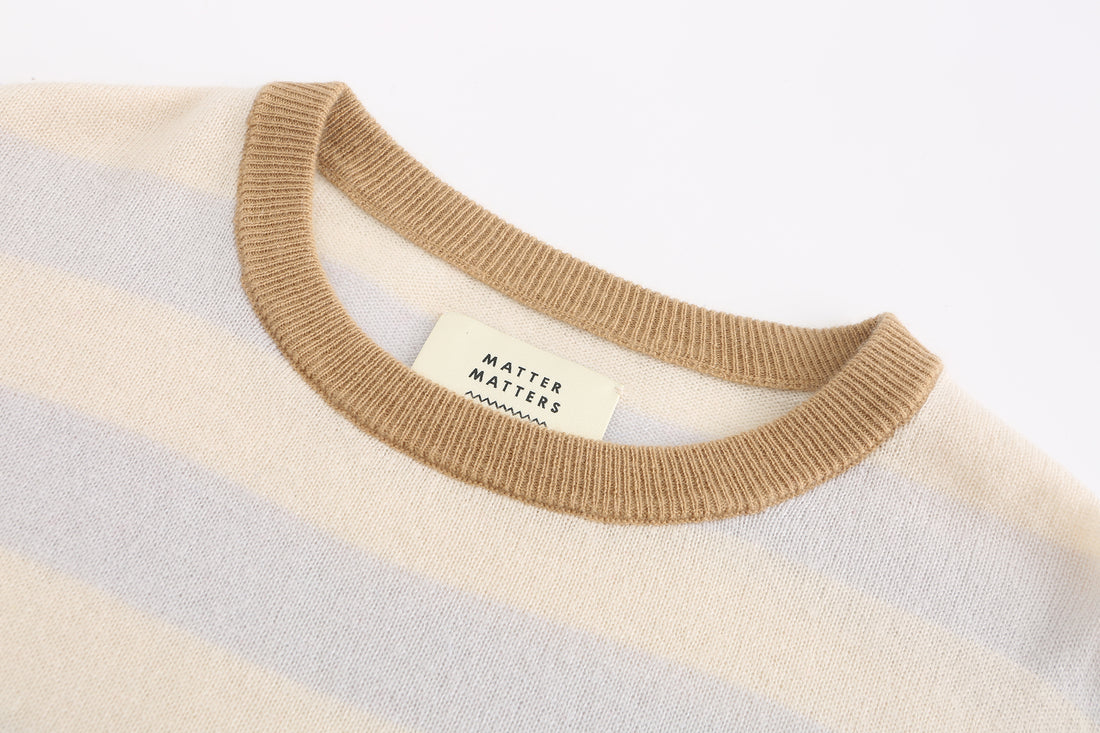 Opposite Ends / Wool Cashmere-Blend Sweater • Red/ Green