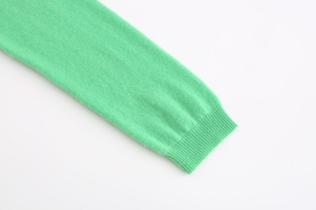 Opposite Ends / Wool Cashmere-Blend Sweater • Red/ Green