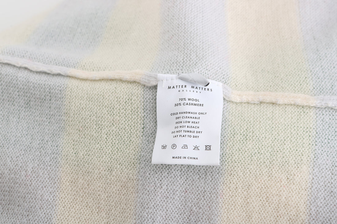 Opposite Ends / Wool Cashmere-Blend Sweater • Red/ Green