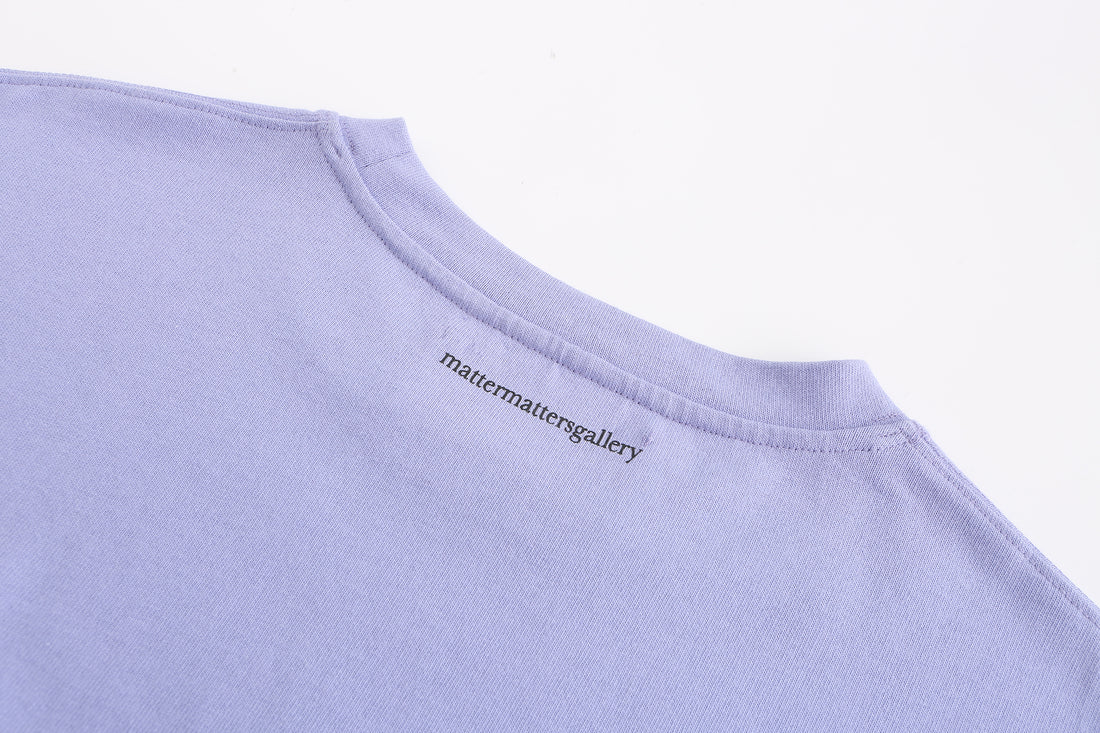 Read Shit / Oversized Long Tee • Purple