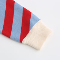 Earn Your / Wool Cashmere-Blend Cardigan • Red / Beige