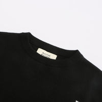 Flag Up / Wool Cashmere-Blend Sweater • Black