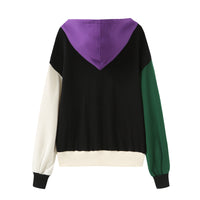 Astute / Colour-block Hoodies • Black