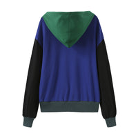 Subdue / Colour-block Hoodies • Electric Blue
