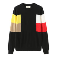 Flag Up / Wool Cashmere-Blend Sweater • Black