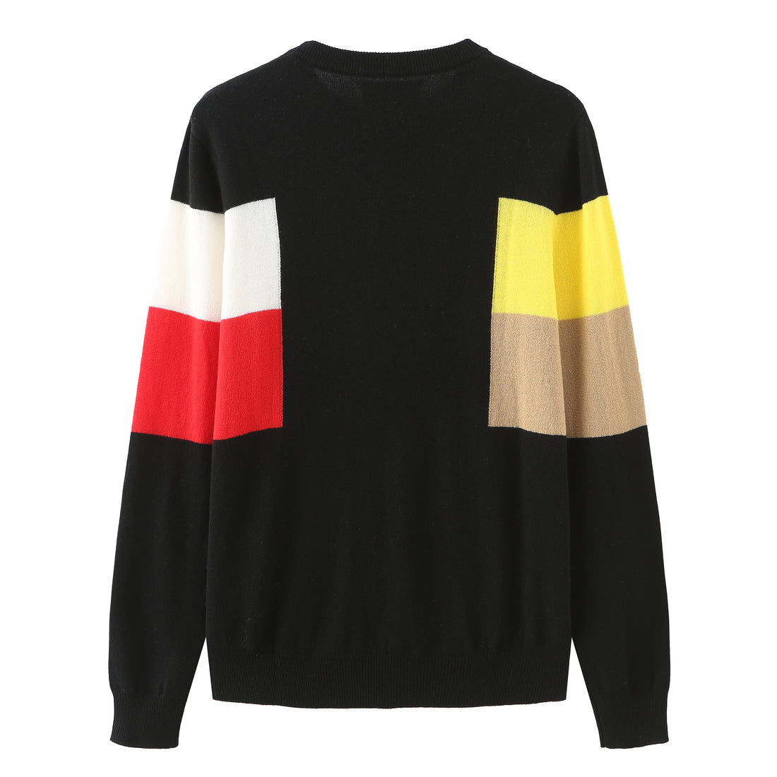 Flag Up / Wool Cashmere-Blend Sweater • Black