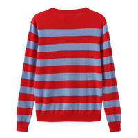 Hi Johnny / Wool Cashmere-Blend Sweater • Red