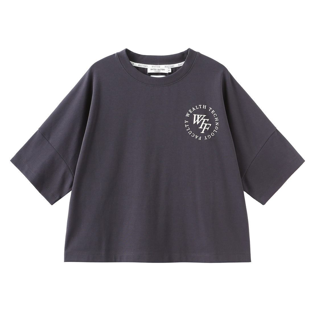 Wealth / Short Tee • Charcoal