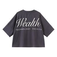 Wealth / Short Tee • Charcoal