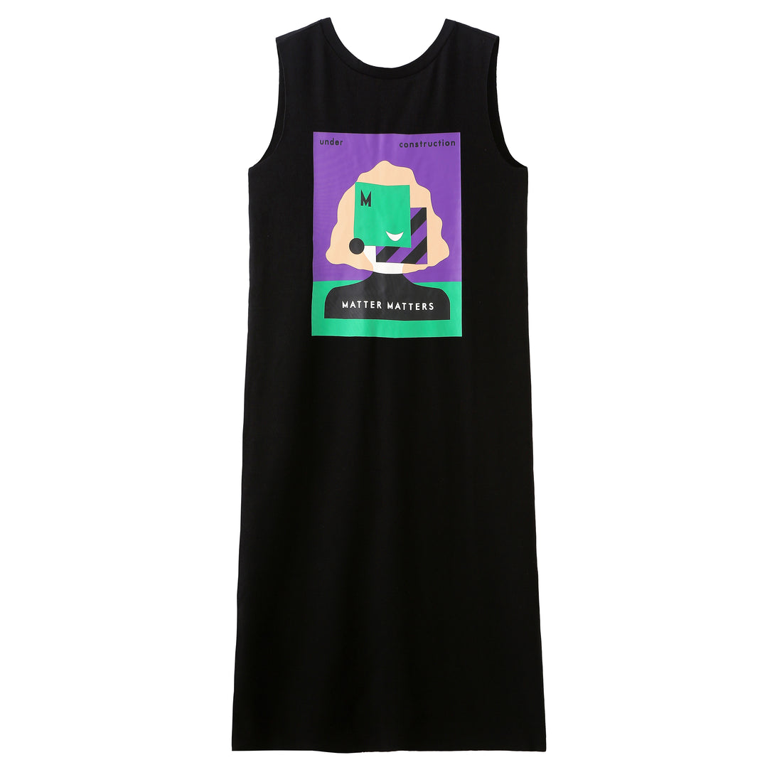 Under Construction / V-back T-shirt Dress