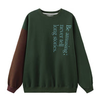 Be Amusing / Oversized Sweatshirt • Green