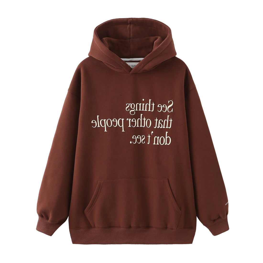 See Things / Oversized Hoodies • Brown