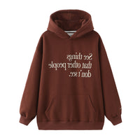 See Things / Oversized Hoodies • Brown