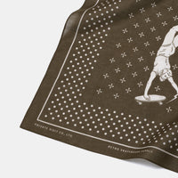 Private Visit / Botanical Dye Bandana • Dark Olive