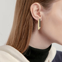 Shadow Studs • Black & Red