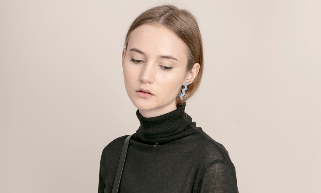 Zs Earrings • Light Blue