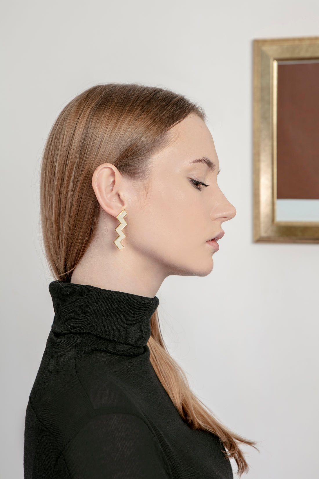 Zs Earrings • Beige