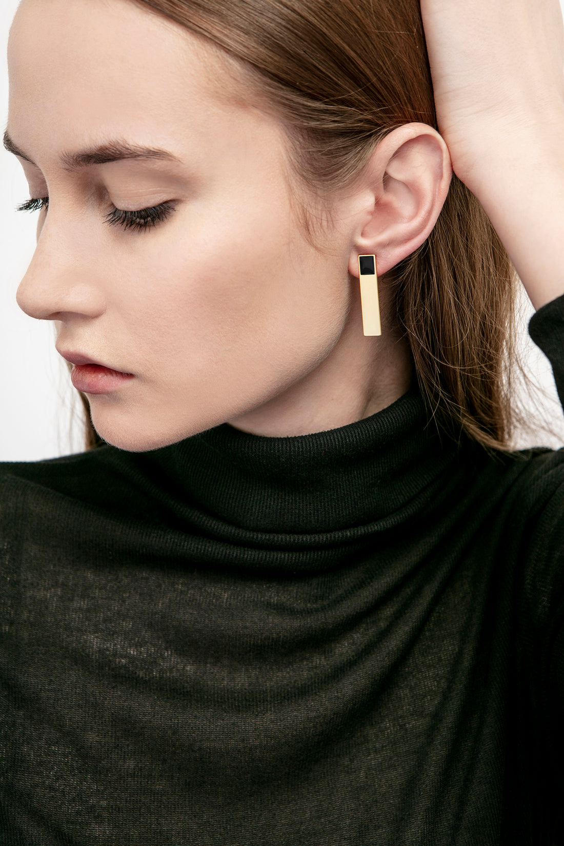 Etto Earrings • Black + Yellow