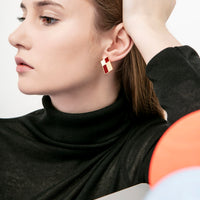 Kite Studs • Maroon