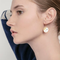 Mini Phase Earrings • White