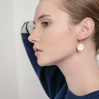 Mini Phase Earrings • White