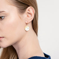 Mini Phase Earrings • White