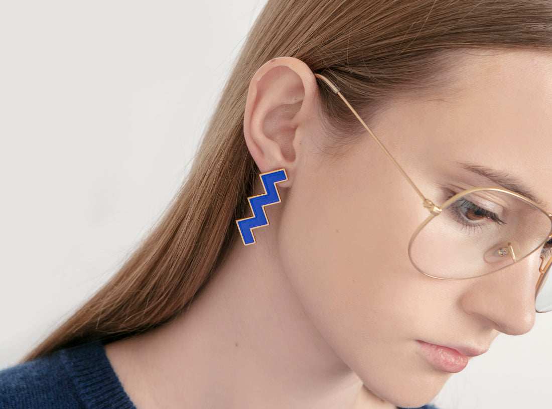 Zs Earrings • Blue