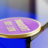 Not for Everyone / Earrings • Green & Purple