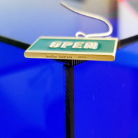 Open & Closed / Earrings • Red / Green