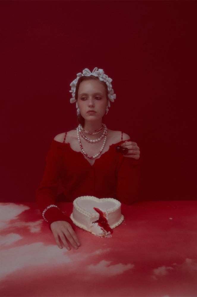 White Velvet Bow Earrings