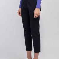 'HELLO' / Slim Fit Pants • Navy